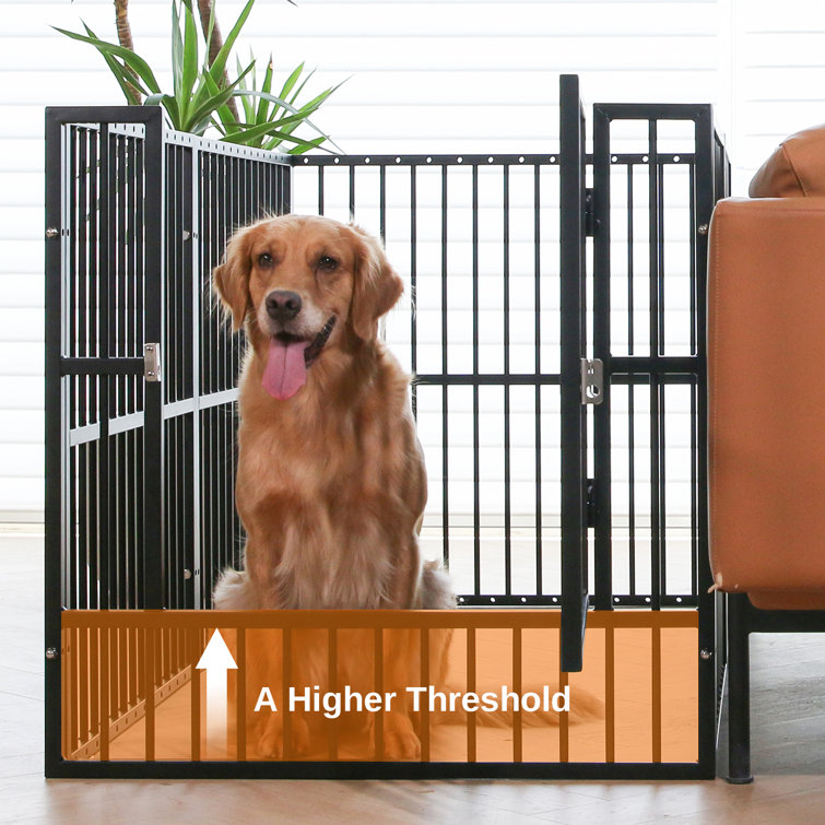 Heavy duty indoor outlet dog gate